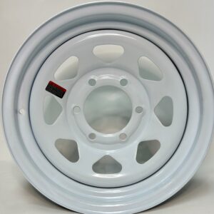 15 X 66 X 139.7 CENTER HOLE  109MM WHITE SPOKE ALSO 6X5.5