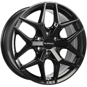 Ruffino DEMON 17x8.0 +30 Offset Gloss Black – 6x139.7