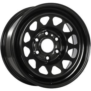 RNB STEEL WHEEL 18x7.5 +20 Offset Black Armour Coat – 6x139.7