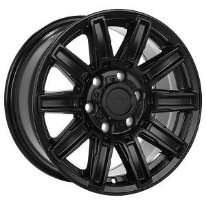Ruffino HARD FORGED 16x8.0 +45 Offset Satin Black – 6x130