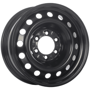 RNB STEEL WHEEL 17x7.0 +14 Offset Black Armour Coat – 6x139.7