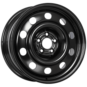 RNB STEEL WHEEL 17x7.0 +25 Offset Black Armour Coat – 5x139.7