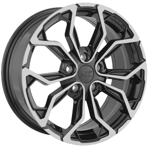 DAI Wheels MUSE 17x7.0 +45 Offset Gloss Black - Machined Face – 5x100