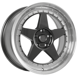 720 Form FF15 18x8.5 +35 Offset Gunmetal - Machined Lip – 5x114.3