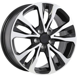 ART Replica REPLICA 126 17x7.0 +35 Offset Gloss Black - Machined Face – 5x114.3