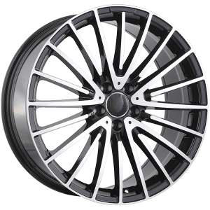 ART Replica REPLICA 396 19x8.5 +35 Offset Gloss Black - Machined Face – 5x112