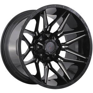 Forged Wheels XR111 20x10.0 -12 Offset Gloss Black - Milled Edge – 6x135/6x139.7