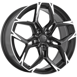 DAI Wheels RAZOR-X 19x8.0 +40 Offset Gloss Black - Machined Face – 5x115