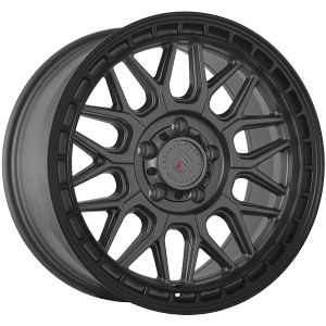 Forged Wheels XR11 18x9.0 +20 Offset Satin Gray - Black Lip – 5x127