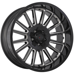 Forged Wheels XR12 22x10.0 -19 Offset Gloss Black - Milled Edge – 5x127/5x139.7