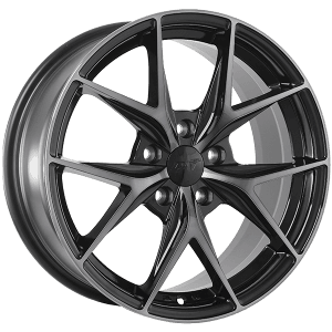 DAI Wheels ELEGANTE 17x7.5 +40 Offset Gloss Black - Machined Face - Smoked Clear – 5x114.3