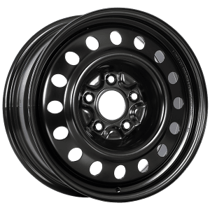 RNB STEEL WHEEL 17x7.0 +40 Offset Black Armour Coat – 5x127