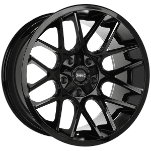Ruffino HARD TACTICAL 20x10.0 -12 Offset Gloss Black - Milled Edge – 6x135/6x139.7